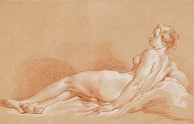 Boucher - Liegende junge Frau