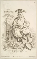 Chinesischer Musiker, 1738-45