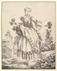 Blumenmädchen, 18. Jahrhundert