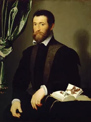 Porträt von Pierre Quthe, Apotheker, 1562