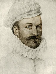 Porträt eines Mannes mit Halskrause und Mütze