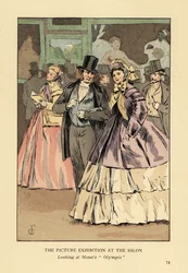 Die Kunstausstellung im Pariser Salon