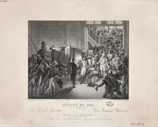 Abreise des Königs, 19. März 1815, ca. 1820