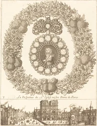 Die Perspektive der Kirche Notre Dame de Paris