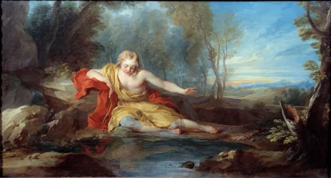 Narziss betrachtet sein Spiegelbild (Narciso), 18. Jahrhundert