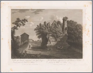 Ansicht der Gräber von Horatii und Curiatii (Albano)