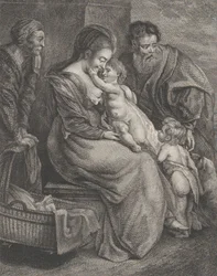 Die Heilige Familie mit der Heiligen Elisabeth und dem Heiligen Johannes dem Täufer, ca. 1780