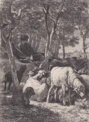 Der Hirte, aus Le Magasin Pittoresque, ca. 1852