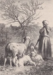 Eine Schäferin, ca. 1852