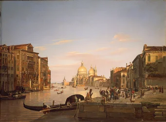 Der Canal Grande in Venedig, von Francesco Vervloet