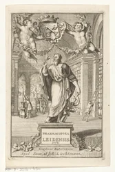 Asklepios, Titelblatt für: S.n., Pharmacopoea Leidensis, amplissimorum magistratuum auctoritate instaurata, 1770