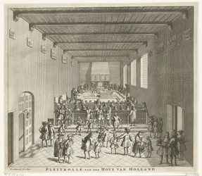Hof von Holland in Sitzung, ca. 1700