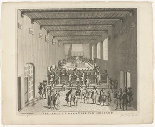 Hof von Holland in Sitzung, ca. 1700