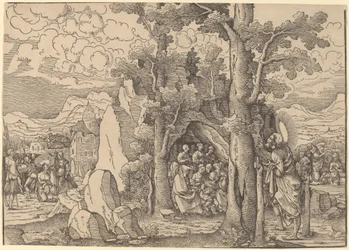 Johannes der Täufer predigt