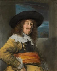 Porträt eines Mitglieds der Haarlemer Bürgerwehr, ca. 1636-8