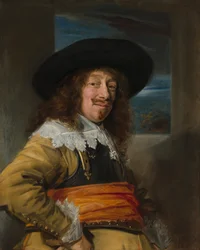 Porträt eines Mitglieds der Haarlemer Bürgerwehr