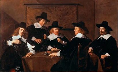 Die Vorsteherinnen des St.-Elisabeth-Hospizes in Haarlem, 1641, 252 x 153 cm, Haarlem, Frans Hals Museum, Holland