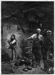 Porträt von Gioachino Rossini (1792-1868), italienischer Komponist (Stich nach dem Gemälde von Franz Meerts)