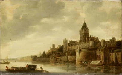 Ansicht des Valkhofs in Nijmegen, um 1645-1650