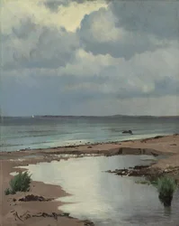 Vom Strand bei Hornbæk