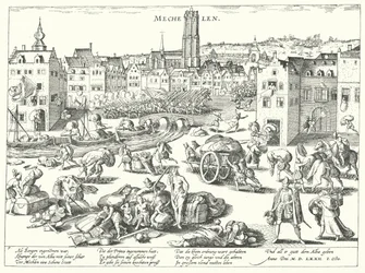 Plünderung von Mechelen durch die Spanier