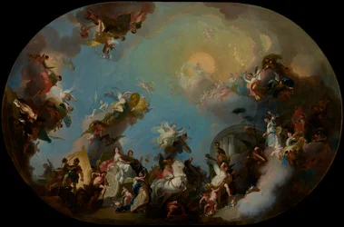 Die Verherrlichung der Vereinigung der Häuser Habsburg und Lothringen