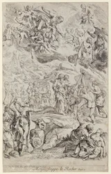 Moses schlägt den Felsen