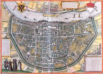 Plan von Köln (Colonia Agrippa), Deutschland