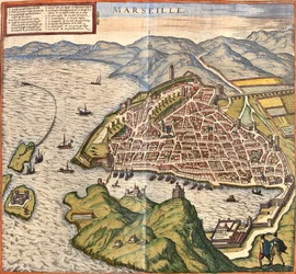 Plan von Marseille, Frankreich