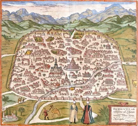 Ansicht von Damaskus, Syrien