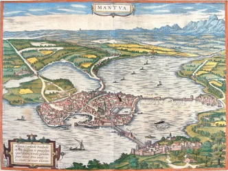 Ansicht von Mantua, Italien