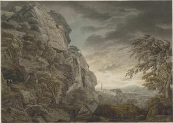 Heroische Landschaft im Gewitter, c. 1790