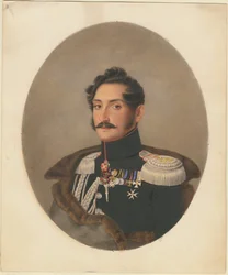 Porträt von Graf Alexey Fyodorovich Orlov 1787-1862
