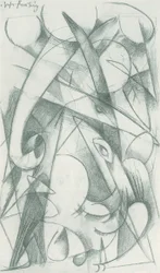 Franz Marc - Skizzenbuch aus dem Felde - Blatt 09
