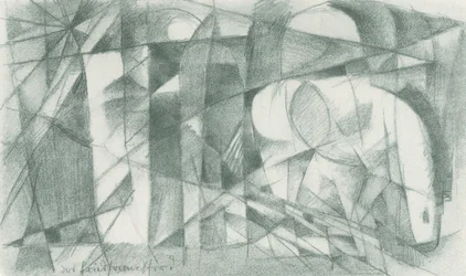 Franz Marc - Skizzenbuch aus dem Felde - Blatt 14