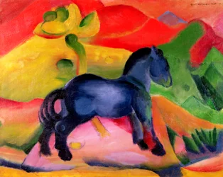 Kleines blaues Pferd, 1912