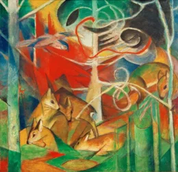 Rehe im Walde I