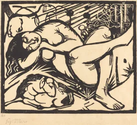 Schlafende Hirtin