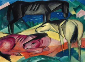Drei Pferde II, 1913