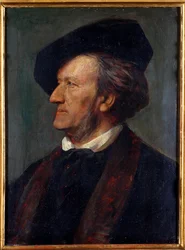 Porträt des Komponisten Richard Wagner