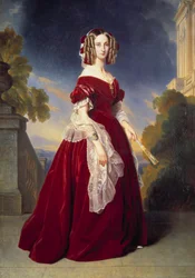 Ganzkörperporträt von Louise Marie Therese Charlotte Isabelle d