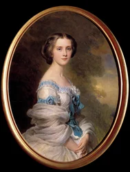 Porträt von Louise Sophie Melanie Renouard de Bussiere, Gräfin Edmond de Pourtales (1836-1914)