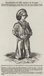 Statuette von HRH dem Prinzen von Wales
