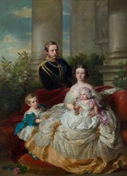 Die Familie des Kronprinzen und der Kronprinzessin Friedrich Wilhelm von Preußen