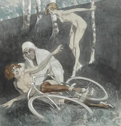 Erotische Illustration.