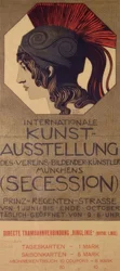 F. von Stuck / Plakat Internationale Kunstausstellung
