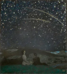 Die Sternschnuppen (Franz und Mary von Stuck) von Franz von Stuck