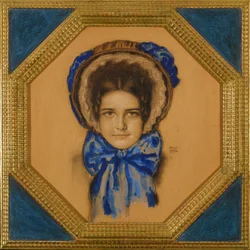 Tochter Mary mit einer Haube