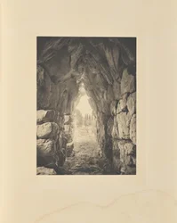 Tiryns. Gewölbtes Lagerhaus