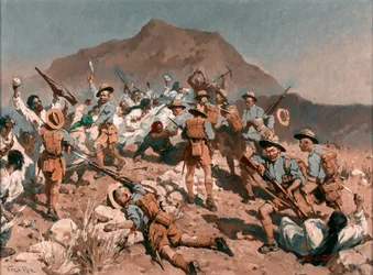 2. Bataillon 5. Gurkha-Rifles in Ahnai Tangi, Nordwestgrenze, Indien
